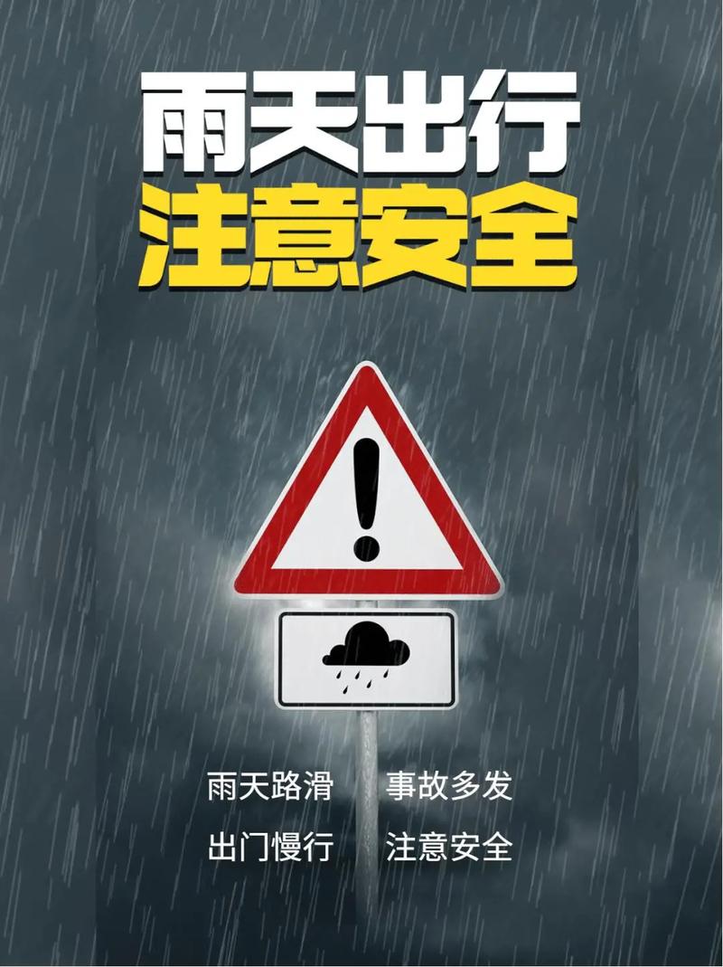 雨天出行安全指南绘画（雨天出行安全提示图片）-第5张图片