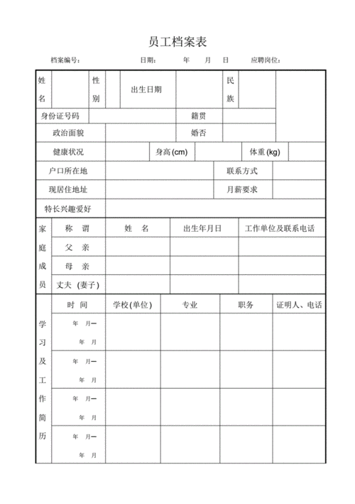 员工出行跟踪档案 - 员工出行跟踪档案管理制度-第7张图片