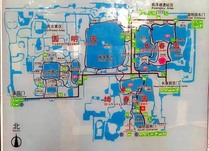 圆明园出行攻略图 - 圆明园攻略路线图-第1张图片